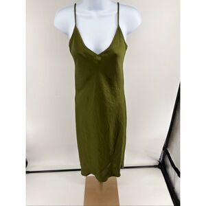 Aritzia Wilfred Green Slip Dress Size XS